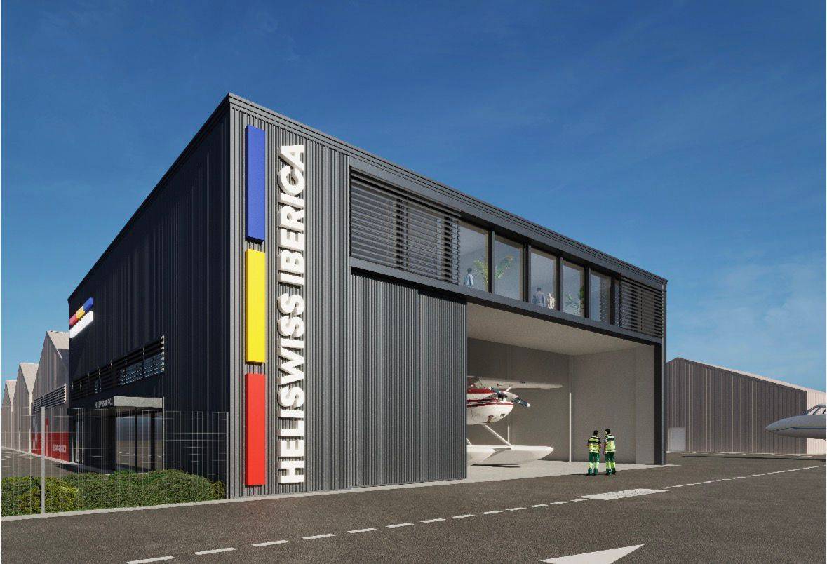 Així serà el nou hangar d`Heliswiss Ibérica - CEDIDA Així serà el nou hangar d`Heliswiss Ibérica