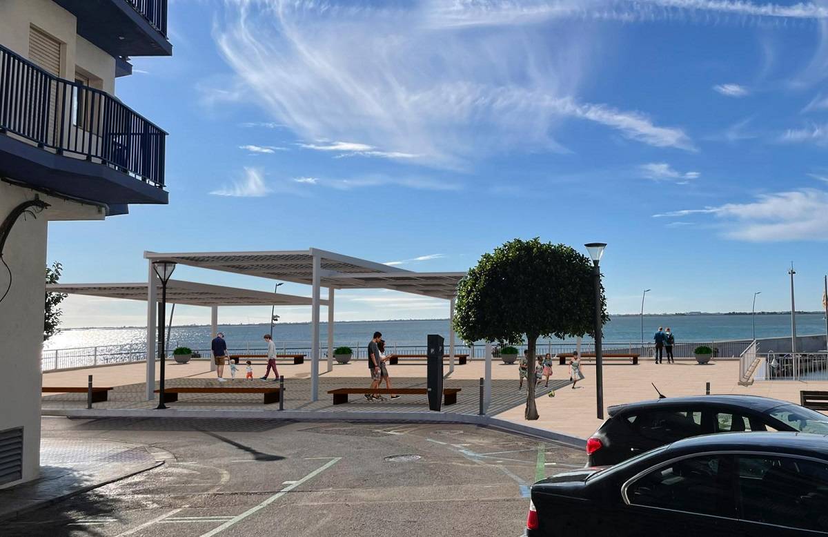 En marxa les obres de la plaça-mirador al port de l'Ampolla, amb un cost de 615.000 euros