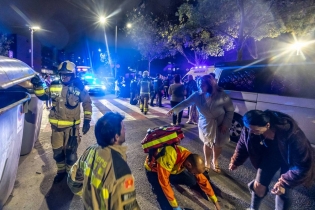 Un accident de patinet elèctric acaba amb un ferit greu traslladat al Taulí