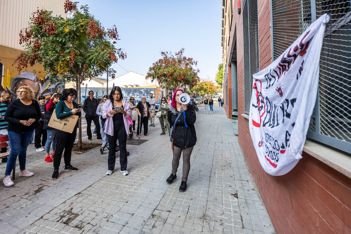 Protesta a l`IES Vallès - Juanma Peláez Protesta a l`IES Vallès