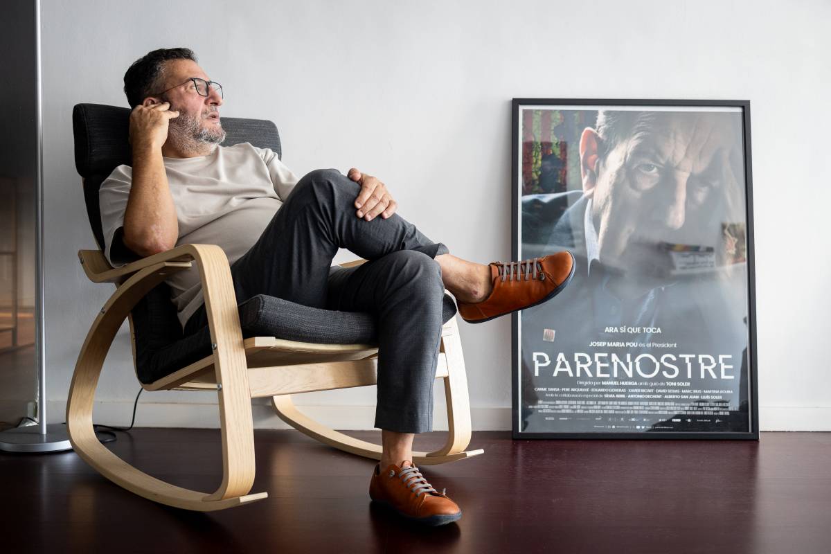 Toni Soler, fotografiat al seu despatx - Hugo Fernández