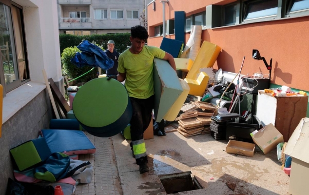 Els alumnes de l'escola Horta Vella de la Ràpita podran tornar a classe dilluns, una setmana després de l'aiguat