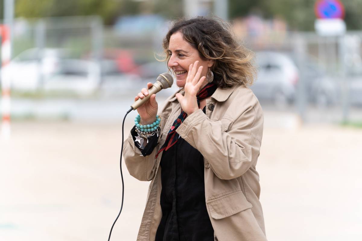 Bibiana Gastin, directora de l`Escola Sant Julià - DAVID CHAO Bibiana Gastin, directora de l`Escola Sant Julià