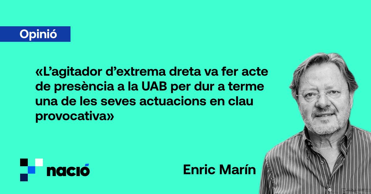 Opinió Enric Marín 19-10-2025 - Cedida