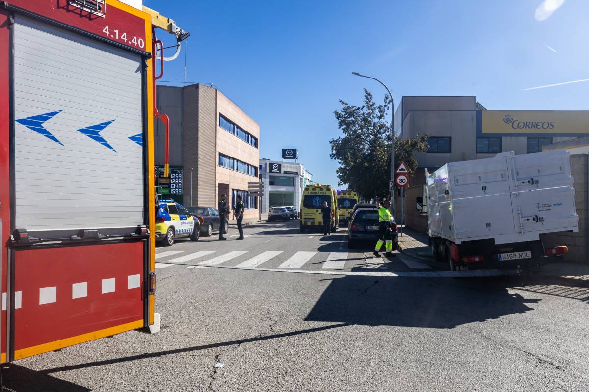 Accident de trànsit a l`entrada de Sabadell - Juanma Peláez Accident de trànsit a l`entrada de Sabadell