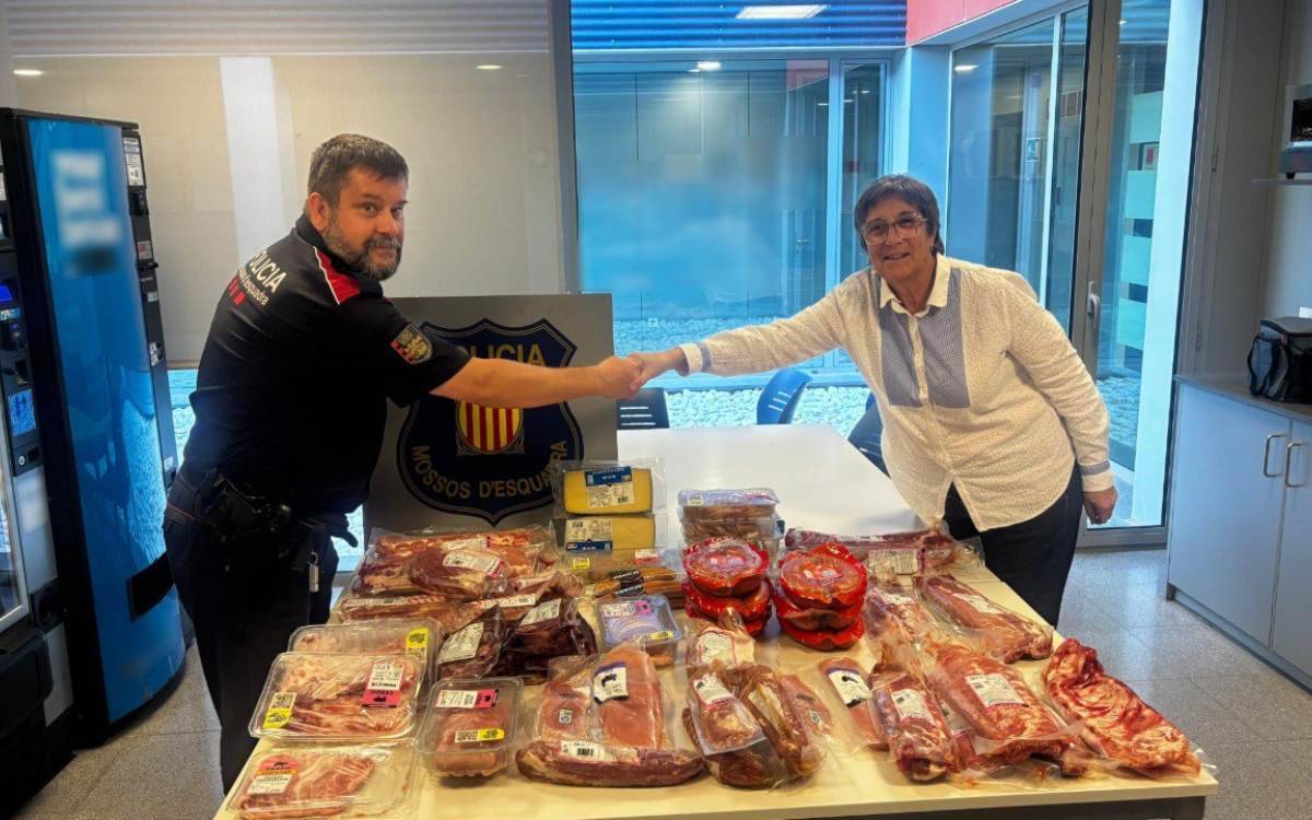 Els Mossos d’Esquadra intercepten  un vehicle a Montblanc carregat amb 2.300 euros d'aliments frescos robats