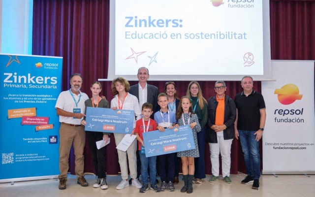 El Col·legi Mare Nostrum de Tarragona guanya els Premis Zinkers de Fundación Repsol