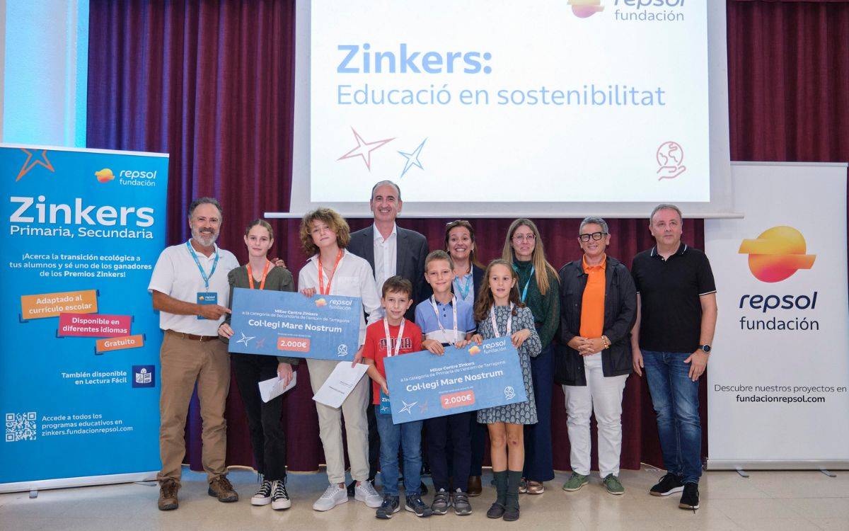 El Col·legi Mare Nostrum de Tarragona guanya els Premis Zinkers de Fundación Repsol