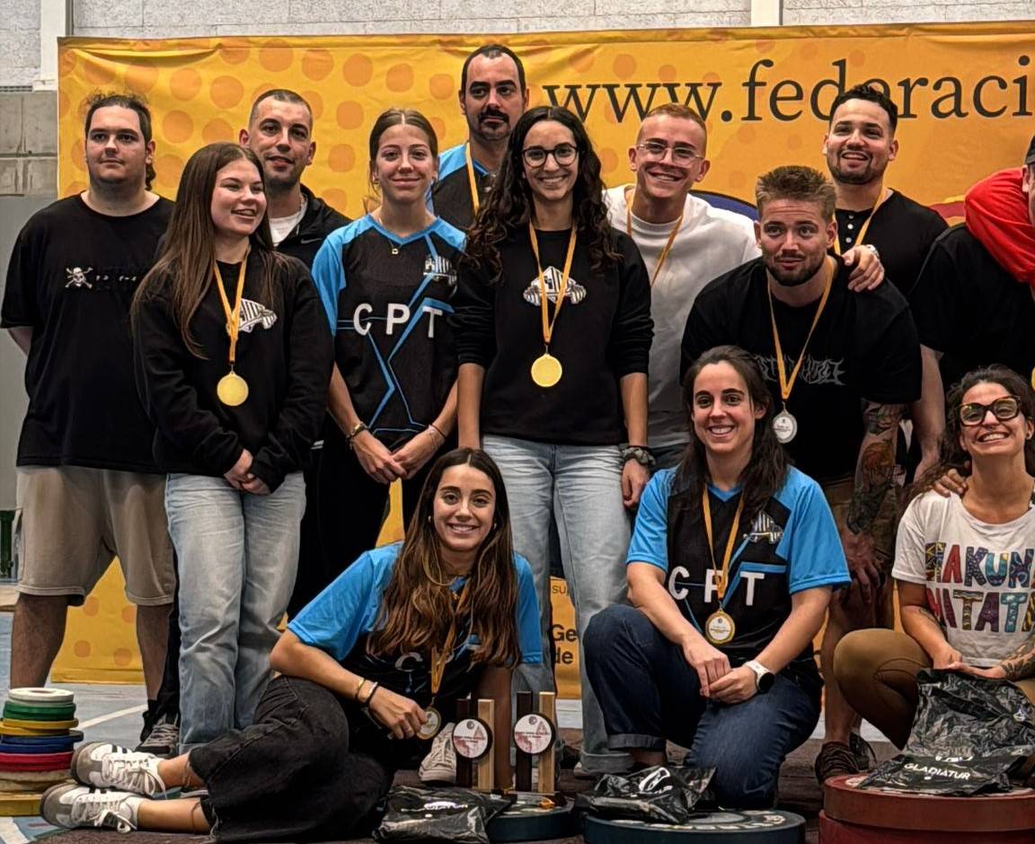 Or i plata per al Club de Peses Terrassa al Campionat de Catalunya