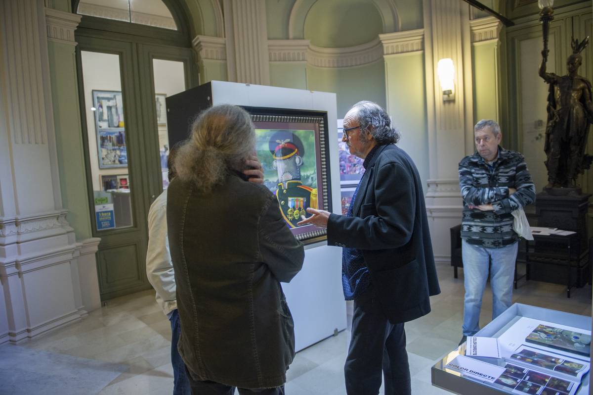 L`exposició ha estat instal·lada a la Sala Cúpula - Alberto Tallón L`exposició ha estat instal·lada a la Sala Cúpula
