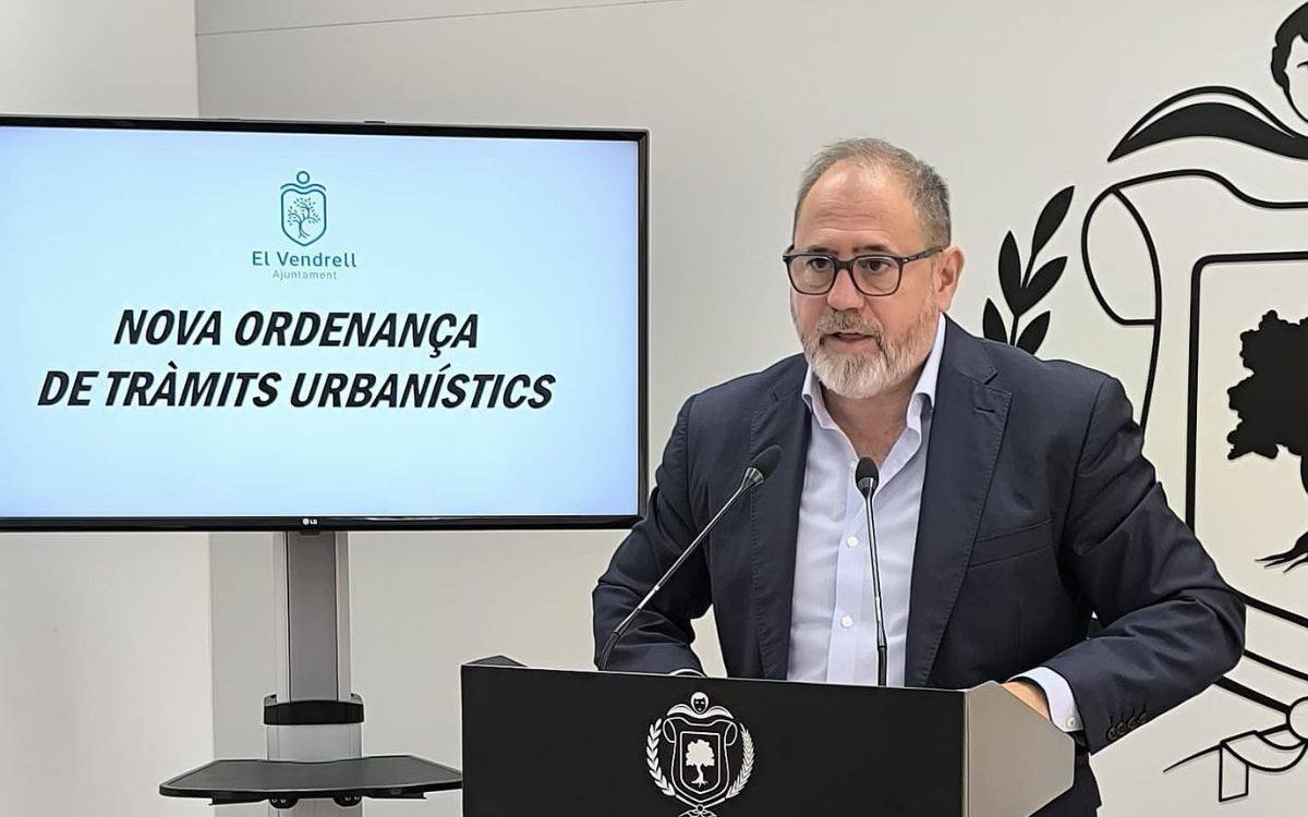 L'Ajuntament del Vendrell presenta una nova ordenança per simplificar els tràmits urbanístics