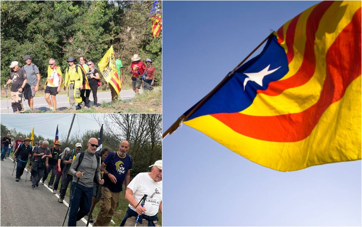 Arriba la columna independentista del 27-O al Baix Montseny