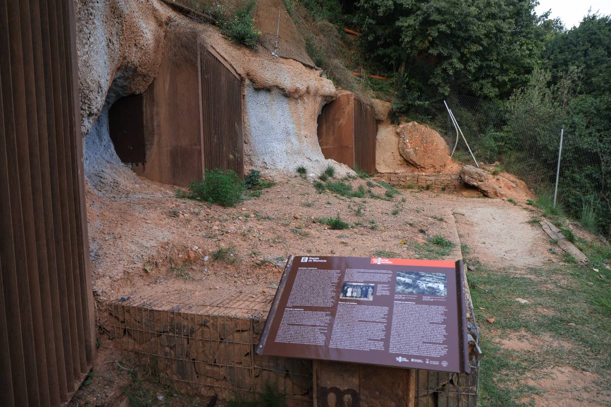 Les coves de Sant Oleguer reobren l`accés - Víctor Castillo Les coves de Sant Oleguer reobren l`accés