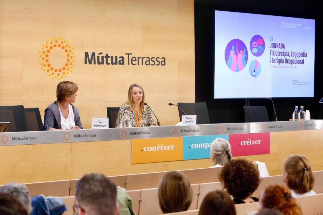 MútuaTerrassa celebra la primera jornada sobre fisioteràpia, logopèdia i teràpia ocupacional