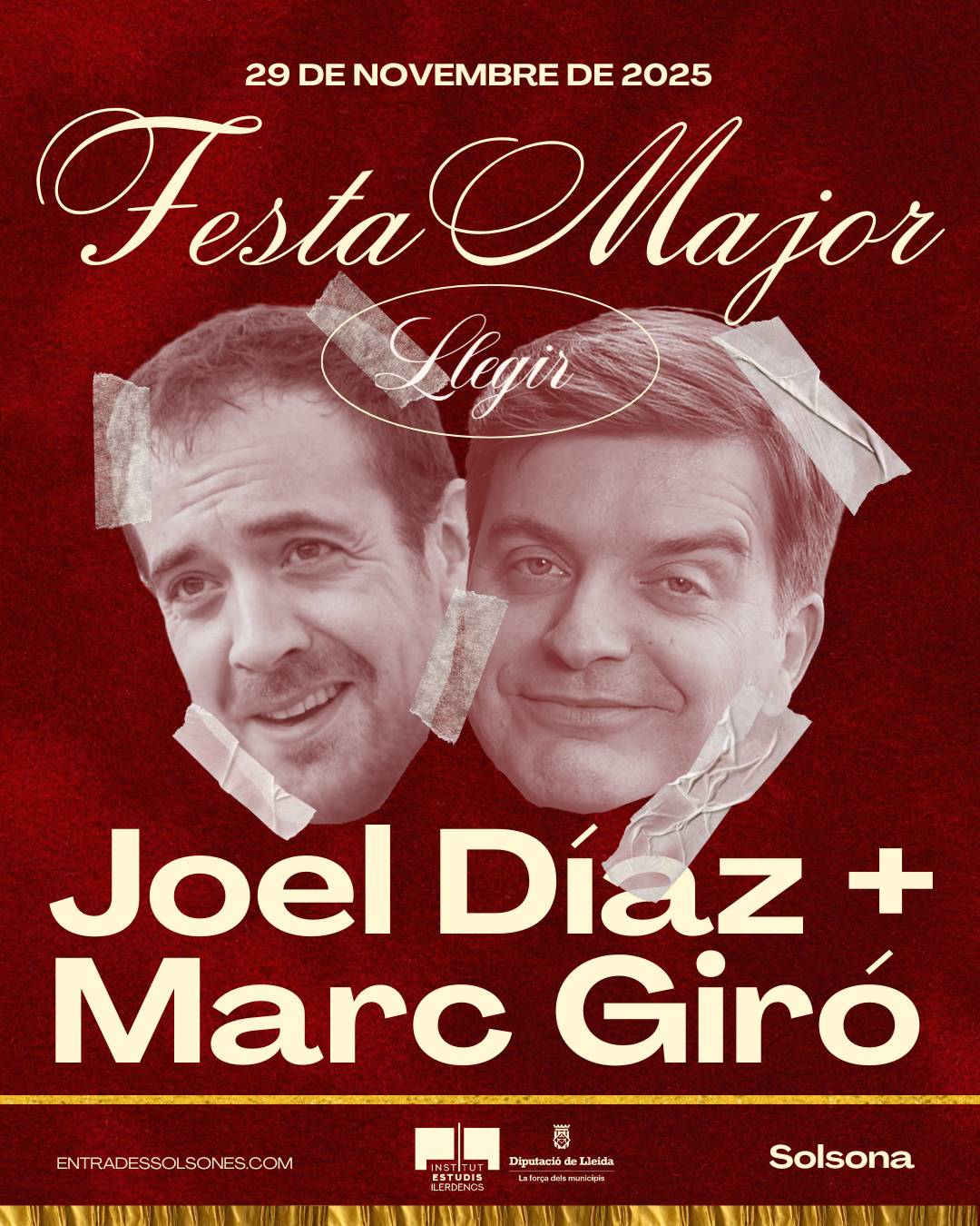 El pòdcast Llegir acomiada l’any a Solsona amb Joel  Díaz i Marc Giró