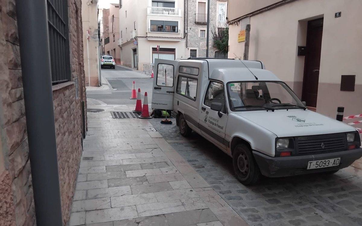 L'Ajuntament de l'Espluga de Francolí intensifica les tasques de manteniment i millora dels espais públics