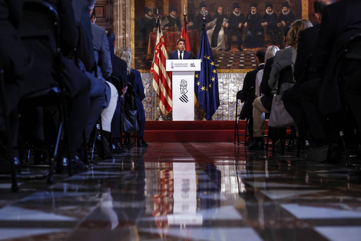 Autocrítica a mitges de Mazón en l'aniversari de la dana: «Hi ha coses que haurien d'haver funcionat millor»