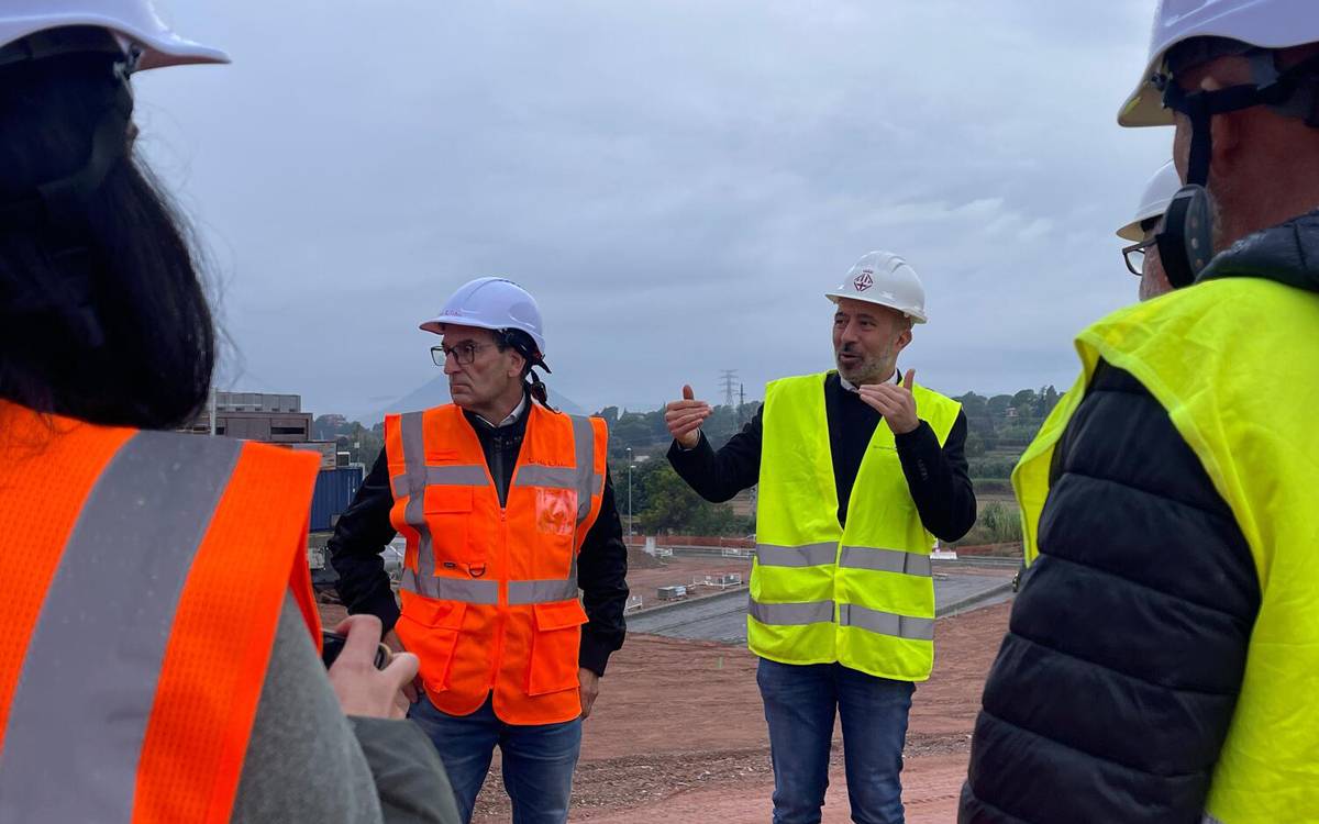 Les obres del Parc Tecnològic del Bages avancen i Manresa i Sant Fruitós en celebren el progrés