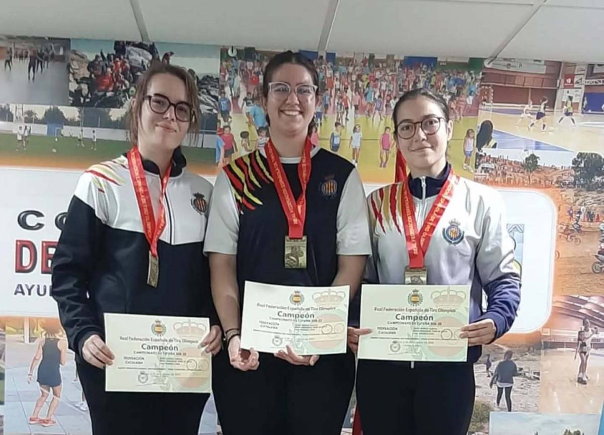 Cinc medalles per als esportistes del Club Tir Sabadell al Campionat d'Espanya de Joves Promeses