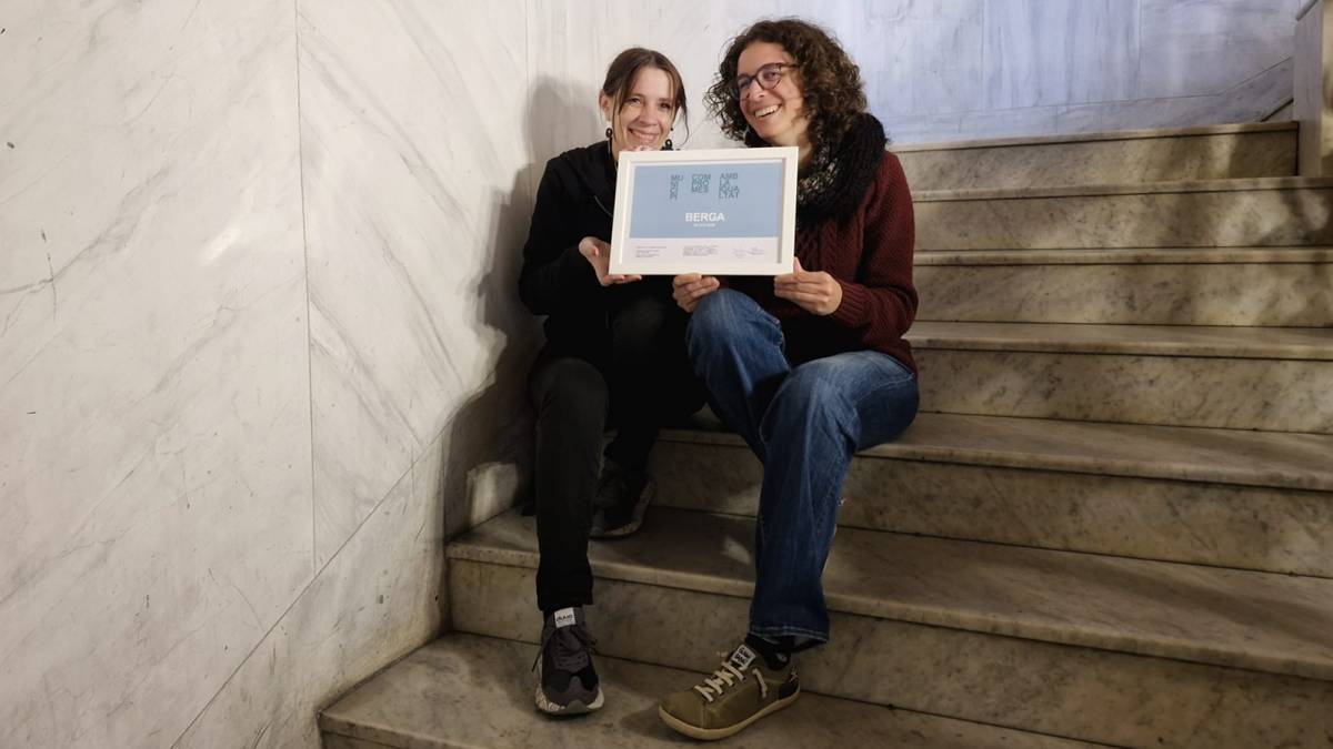 L'Ajuntament de Berga rep un distintiu internacional que acredita el compromís amb la igualtat de gènere