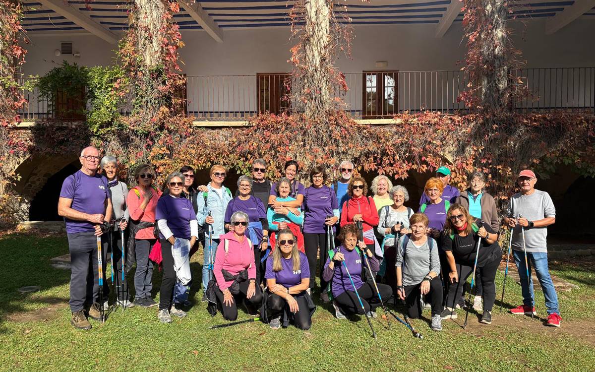Sant Fruitós de Bages dona el tret de sortida al cicle de marxa nòrdica amb 160 participants