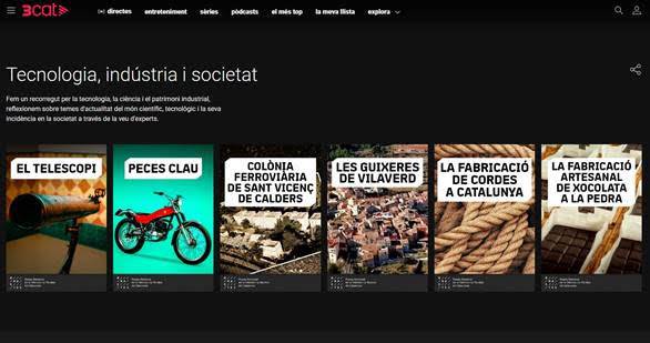 3Cat incorpora una col·lecció audioviusal sobre l`MNACTEC  -  3Cat incorpora una col·lecció audioviusal sobre l`MNACTEC