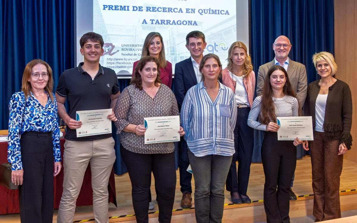 L’AEQT i la Facultat de Química de la URV reconeixen el talent jove en els XXVII Premis de Recerca en Química