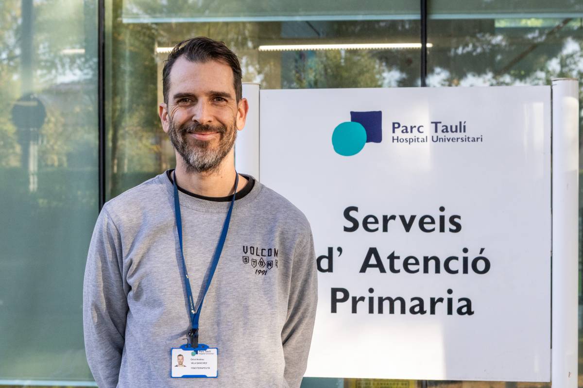 Oriol Vilà, el fisioterapeuta del CAP Can Llong i Can Rull - Juanma Peláez Oriol Vilà, el fisioterapeuta del CAP Can Llong i Can Rull