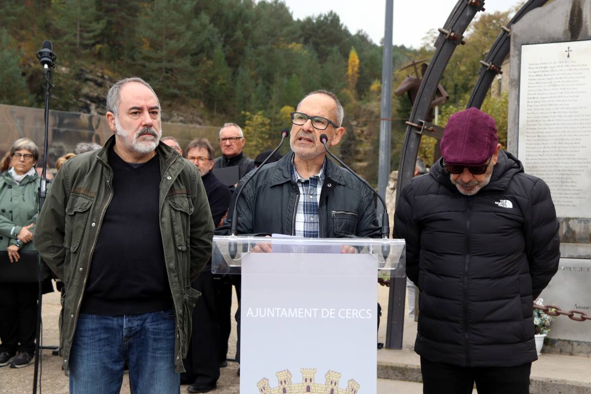 Els fills dels miners morts han recordat als seus pares i el conjunt de les víctimes del succés - ACN / Mar Martí
