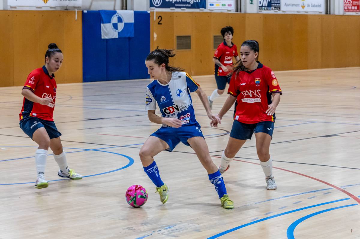Dura derrota del FS Sabadell Femení a Can Balsach