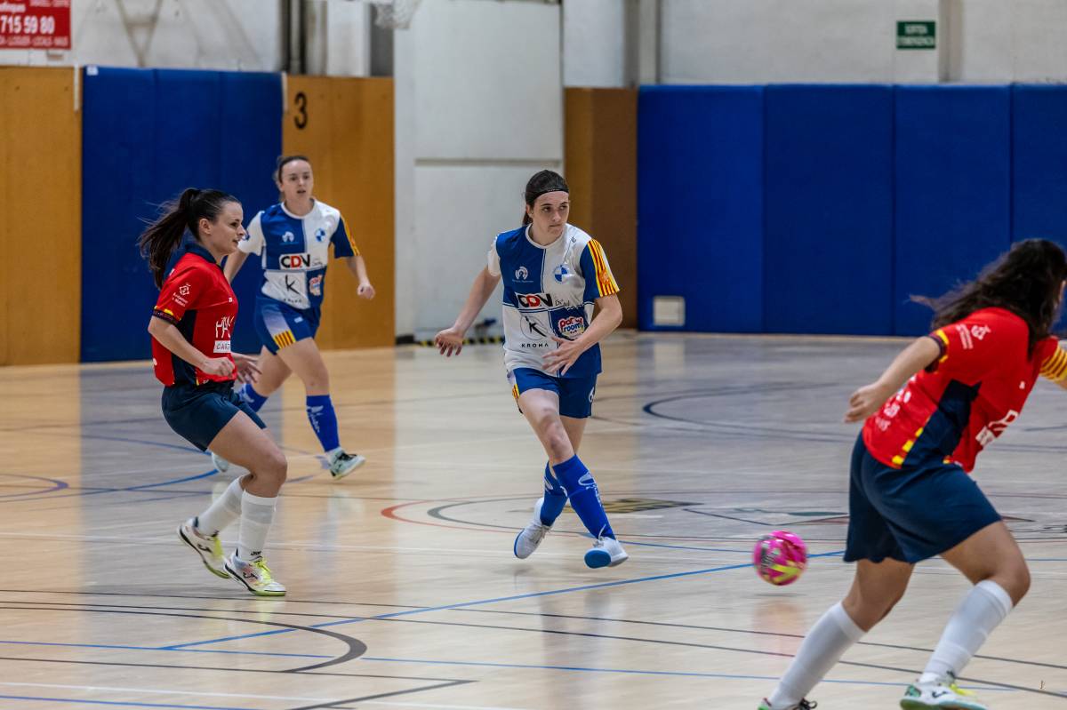 Sara Mestre va anotar el gol de les arlequinades - Juanma Peláez