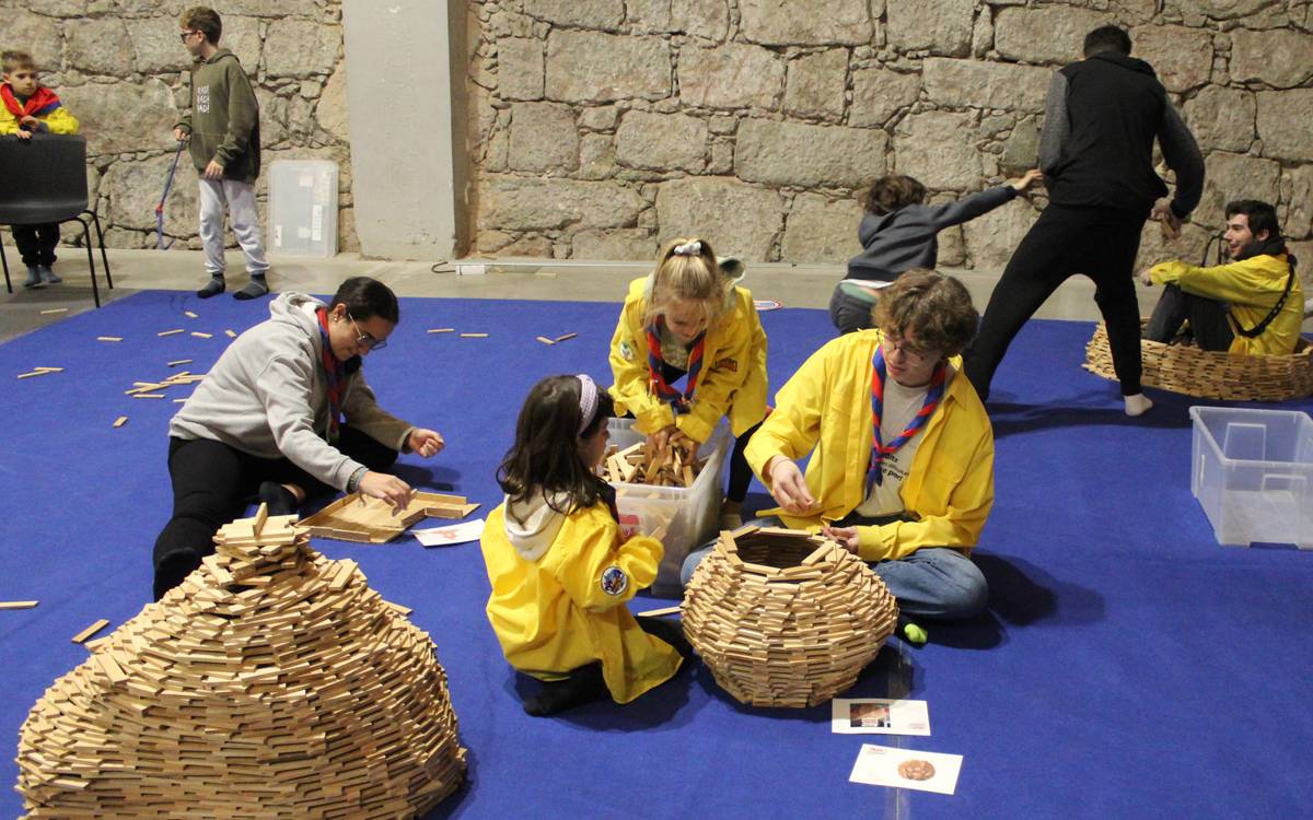 El Museu de l'Aigua i el Tèxtil es convertirà en un gran espai de joc amb 30.000 peces Kapla