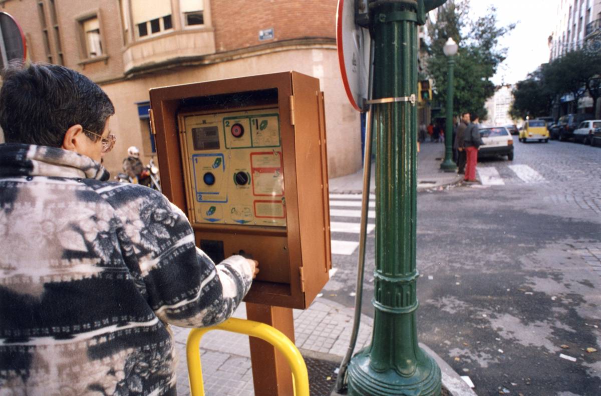 D’un parquímetre diferent dels d’ara