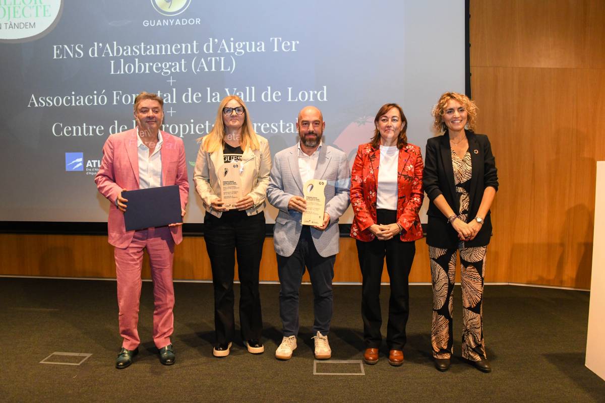 L'Associació Forestal de la Vall de Lord rep un dels premis EMAS Catalunya 2025
