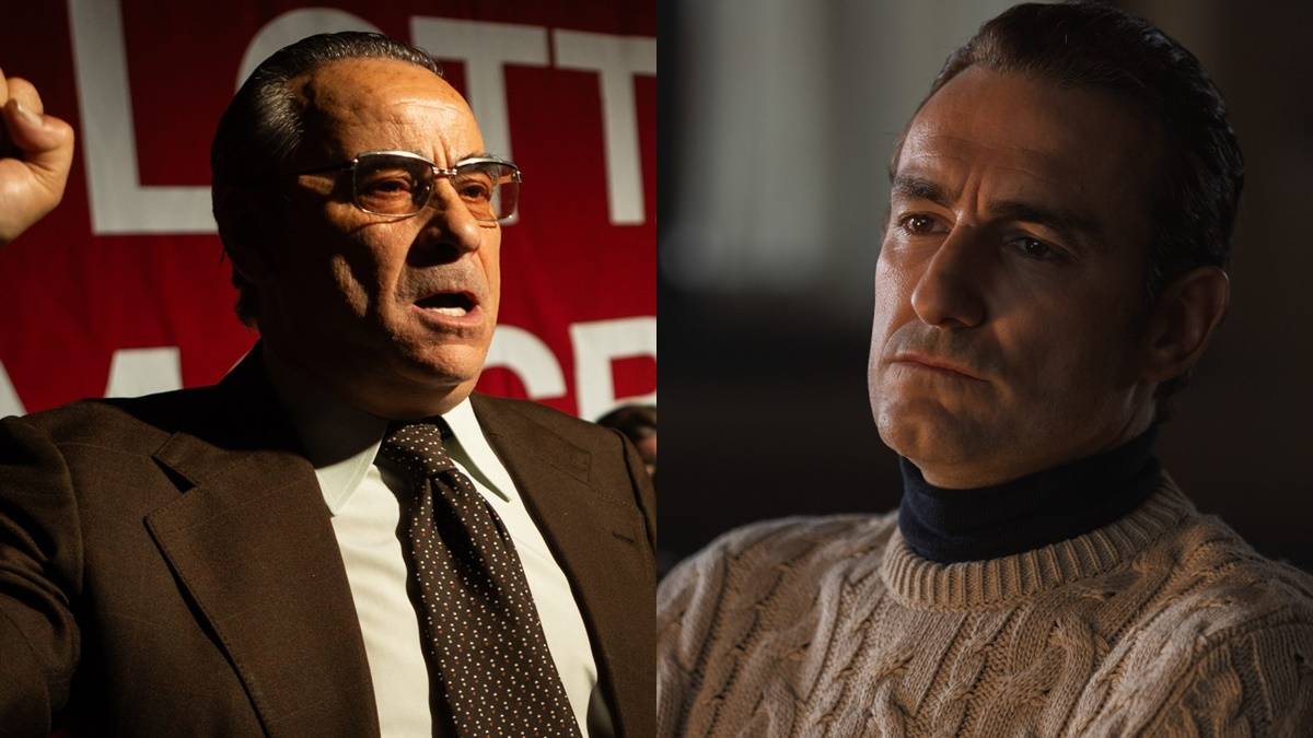 Eduard Fernández (Santiago Carrillo) i Miki Esparbé (Joan Carles), a la sèrie