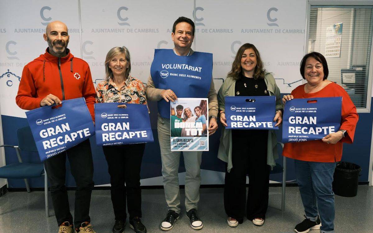El Gran Recapte d’Aliments arriba a Cambrils sota el lema Ho donem tot»