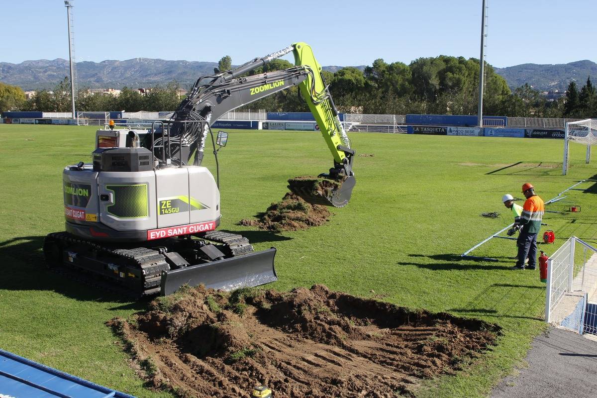 Roquetes inicia les obres de remodelació de l’Estadi Municipal