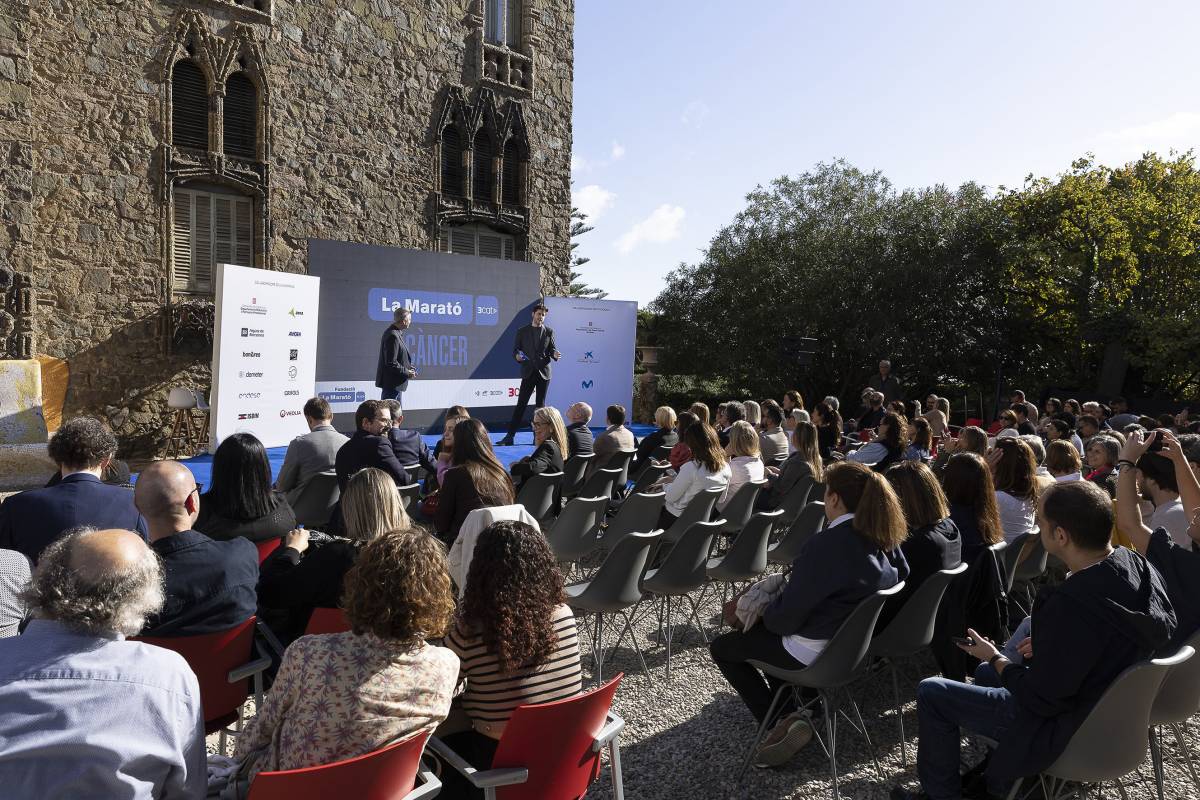 Moments de la presentació de La Marató del 3Cat