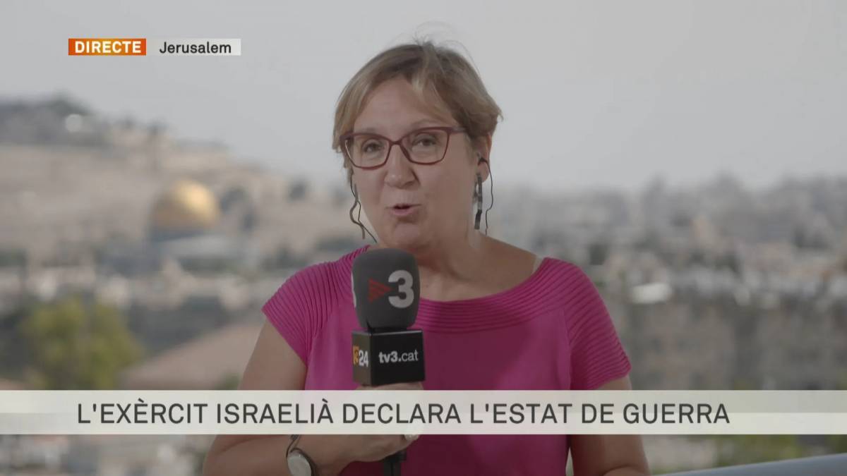 La corresponsal a Jerusalem del 3Cat reapareix i explica el per què de la seva baixa: «No hi ha res a fer»