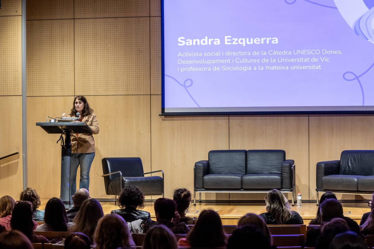 Ezquerra, durant la seva intervenció - Juanma Peláez Ezquerra, durant la seva intervenció