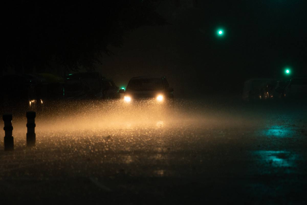 La pluja torrencial arriba a Sabadell - David Chao La pluja torrencial arriba a Sabadell
