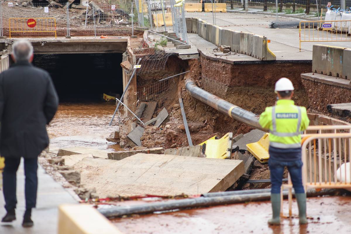 La pluja torrencial arriba a Sabadell - Víctor Castillo La pluja torrencial arriba a Sabadell