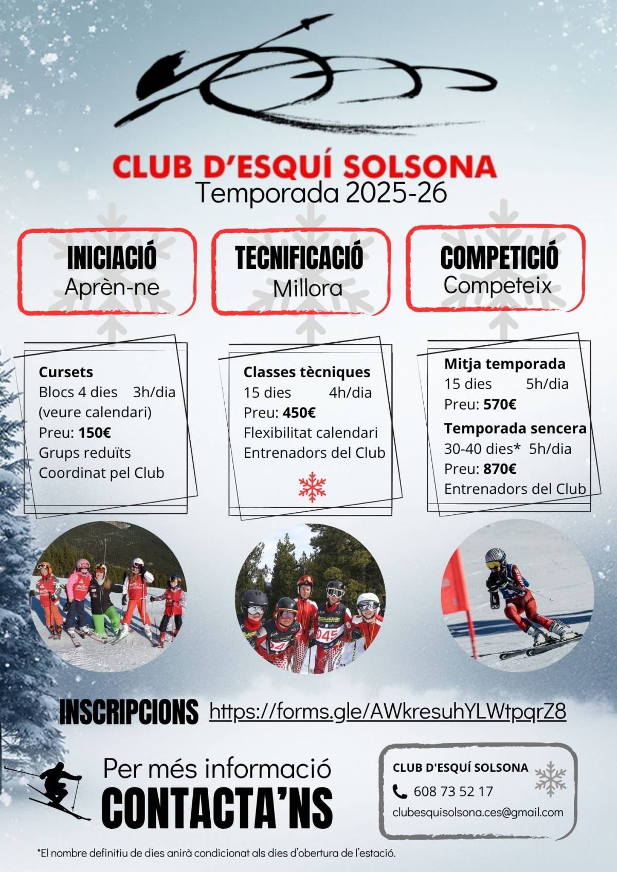 Fulletó Club Esquí - Fulletó Club Esquí