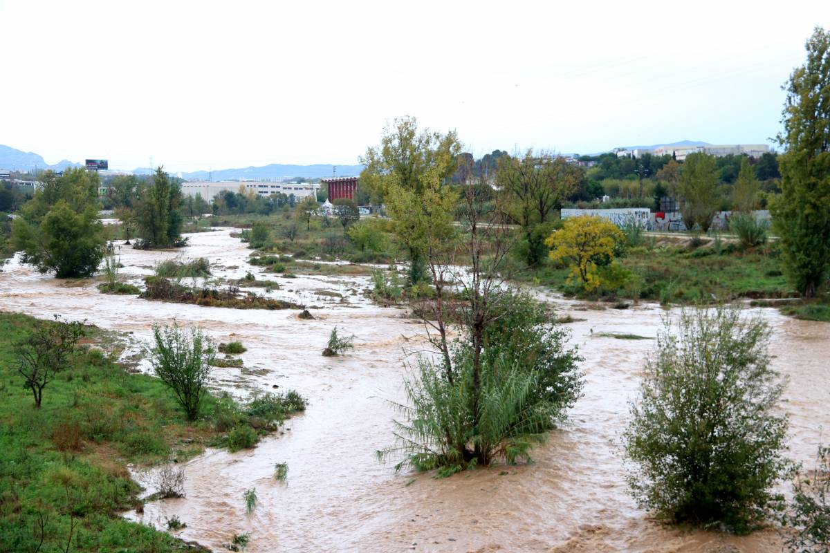 El riu Ripoll, al seu pas per Ripollet - ACN El riu Ripoll, al seu pas per Ripollet
