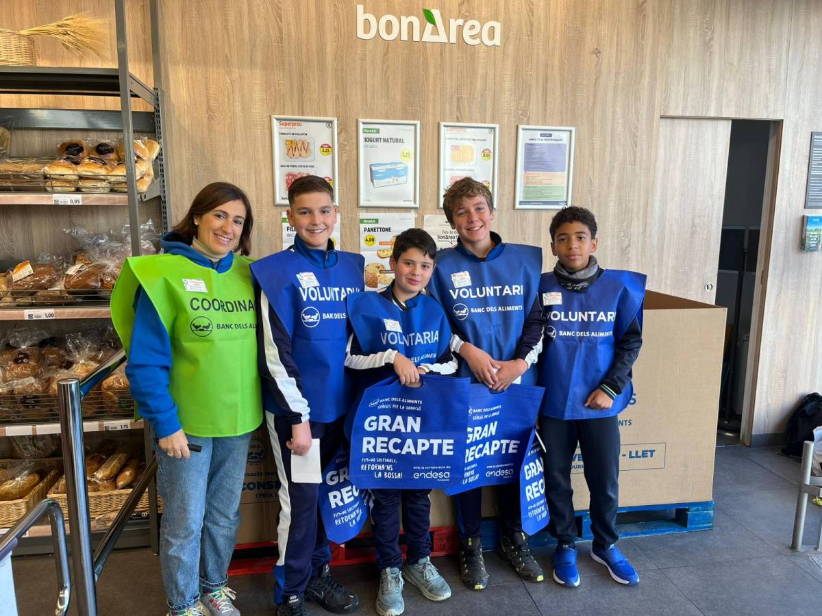 El Col·legi Maria Auxiliadora (Salesianes Terrassa) s`ha sumat al Gran Recapte per tercer any consecutiu