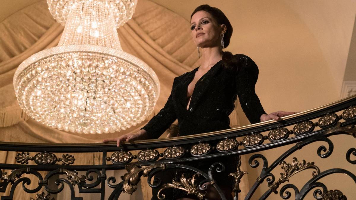 Jessica Chastain en un moment de la pel·lícula Molly`s Game