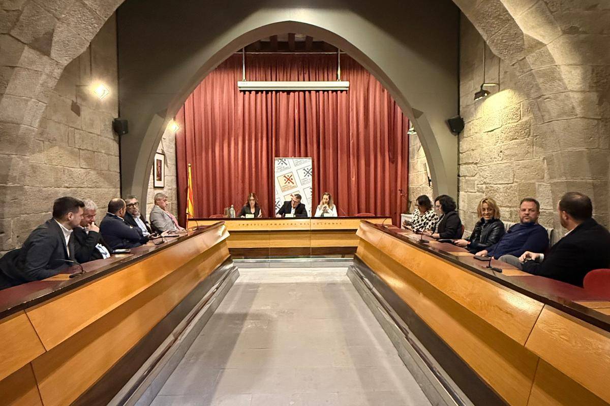 Visita del conseller Sàmper al Consell Comarcal del Solsonès - Visita del conseller Sàmper al Consell Comarcal del Solsonès