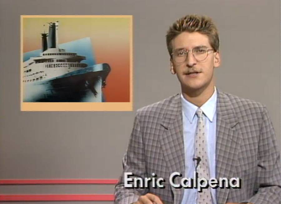 Enric Calpena, primer presentador dels TN - 3Cat Enric Calpena, primer presentador dels TN