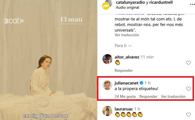 Juliana Canet a Instagram - EMDT Juliana Canet a Instagram