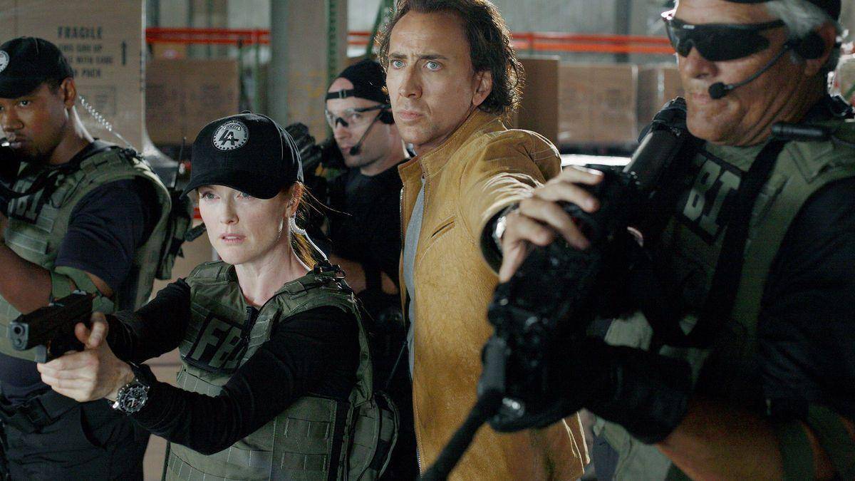 Nicolas Cage, en un moment de la pel·lícula Next